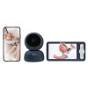 Beeldbabyfoon met app - Zen premium video babyfoon night blue (Geboortelijst Stan V.R.)